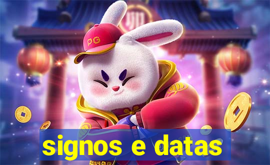 signos e datas